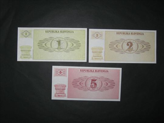 Slovenski Tolari iz 1990. - 6 novčanica  