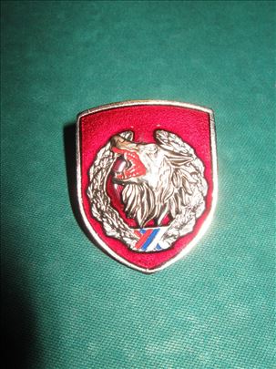 JSO oznaka za beretku, crvena