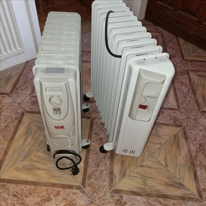 Prodajem 2 uljana radijatora (kao novi)