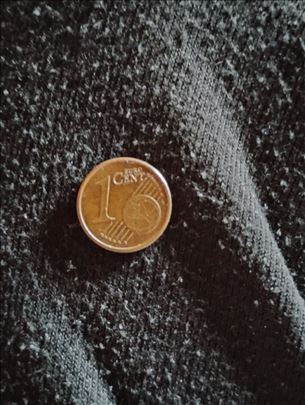 Retkost.1 Euro cent Spanija.2005-ta god.