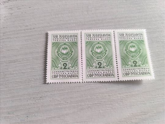 3 neponistene taksene marke, 2 din