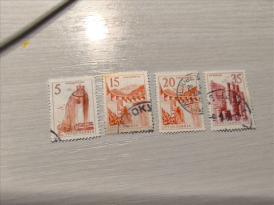 4 marke, 5, 15,20,35 din