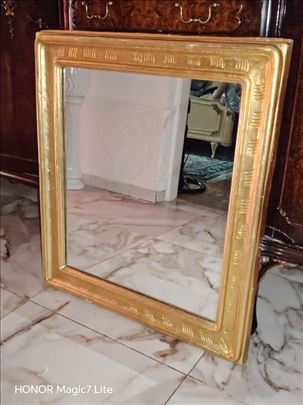 Antik Barokno masivno veliko ogledalo 