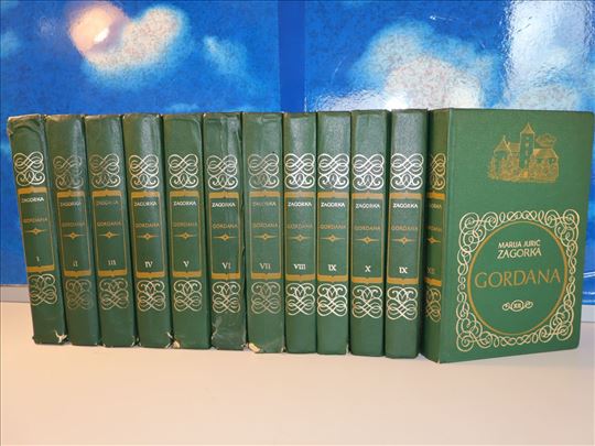 GORDANA 1-12 komplet Marija Jurić Zagorka