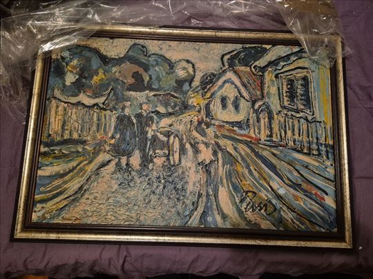 UMETNICKA SLIKA ,ULJE NA PLATNU (IMPASTO)