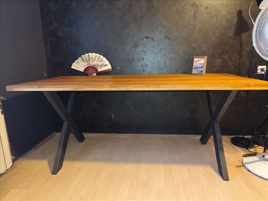 Jysk Ellekilde sto - 180x85 cm, tikovina/kom