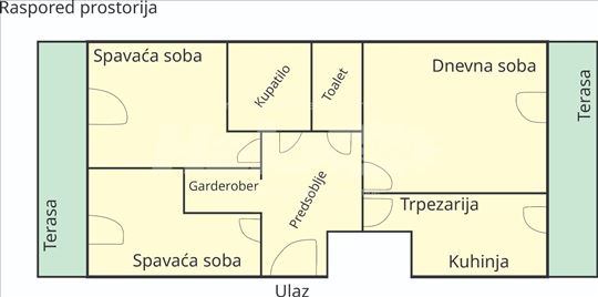 Trosoban stan - Blok 21