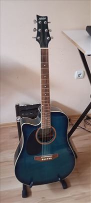 Za Levoruke Ashton D25CEQ TBB Acoustic Electric Gu