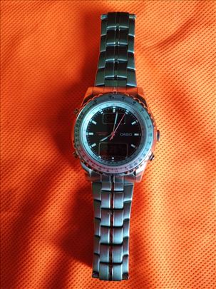 CASIO 42mm AnaDigi Hronograf Quartz Retko