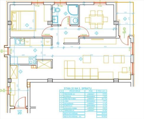Dvoiposoban stan u kvalitetnoj novogradnji sa PDV-