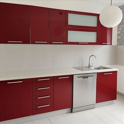 Kuhinjski elementi+radna ploča+aspirator+sudopera