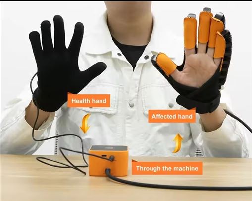 Rukavica robotska za vežbanje motorike šake