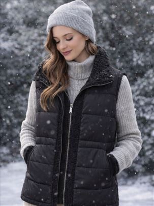 Ženski zimski prsluk 