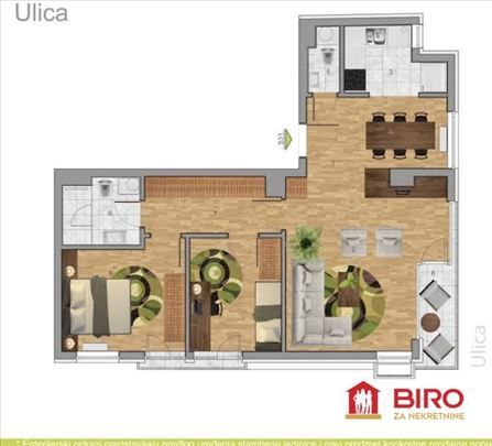 ---NOV trosoban stan, Lekino brdo---