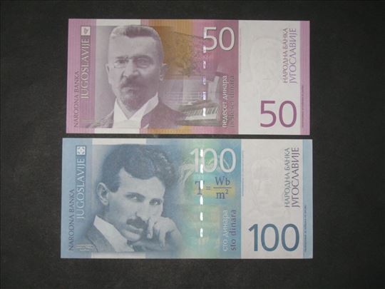 50 i 100 Dinara iz 2000 