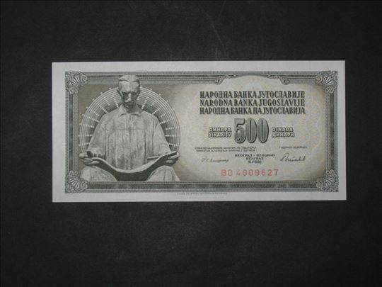 500  Dinara iz 1986