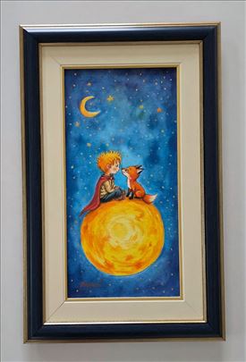 Ulje na platnu - Mali princ i lisica, prelepo!