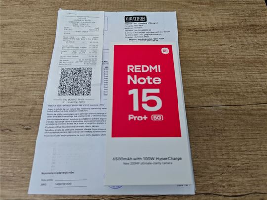 Xiaomi Redmi Note 15 Pro+ 8/256GB / 23.01.2028 /