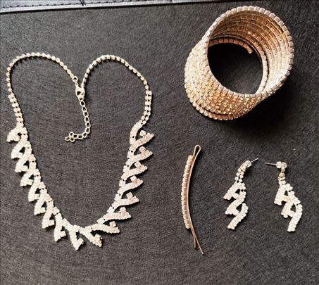 Ženska bižuterija - večernji kompleti, lepeze i do