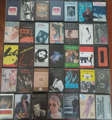 63 muzičke pop rock kasete