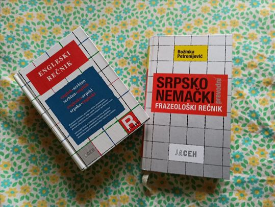 Egleski recnik i Nemacki frazeoloski recnik Jasen 