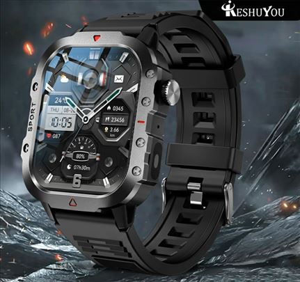 Pametni sat sa dva kaiša metalni i silikonski