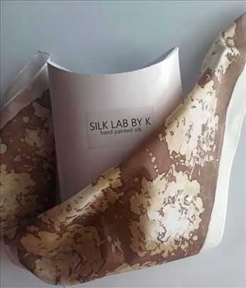 Ručno oslikana marama - 100% svila