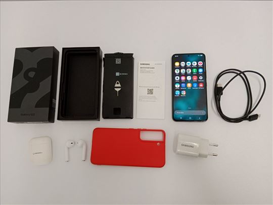 Samsung S22 duos model, esim, 8/128 GB+bt sluš