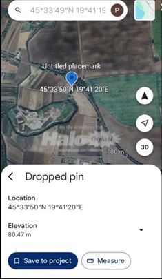 Plac za parking Grad Vrbas pored autoputa