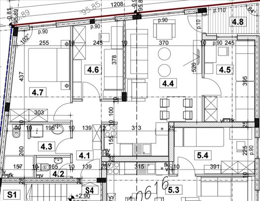 Zemun centar 72m2  229 320e 3.5 
