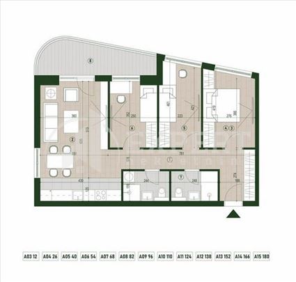 Četvorosobni stan u luksuznom stambeno-poslovnom