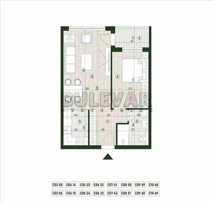 Dvosoban stan u luksuznom stambeno-poslovnom kompl