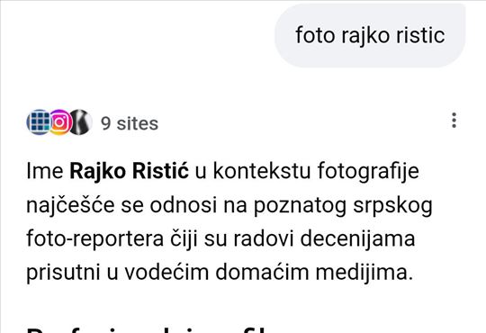 Fotoreporter koji slika sve što Vam je potrebno