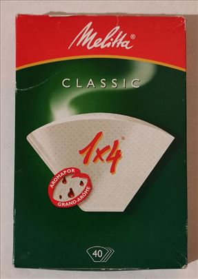 Melitta 1x4 Filteri za Kafu – 40 Komada  Melitta 
