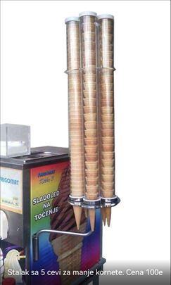 Stalak za kornete vise vrsta