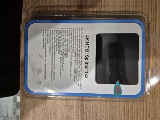 4K HDMI Splitter 1x2 novo!
