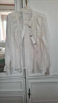 Kosuljica til i cipka sa kristalnim dugmicima