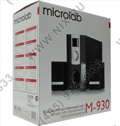 Microlab drveni zvučnici M-930 Garancija 12 meseci