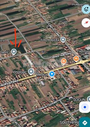 Plac u Vojki na prelepoj lokaciji blizu centra