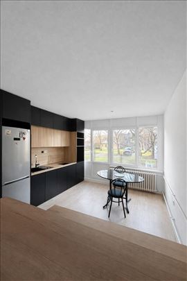 Stan uz Savu sa dvorištem 30 m² – Gandijeva, Novi 