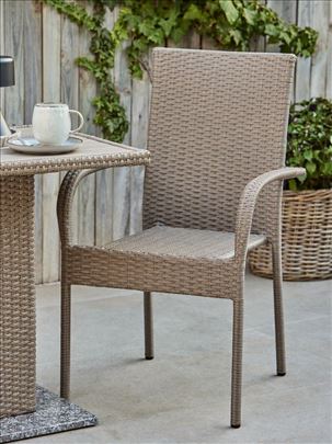 Stolice od ratana za kafiće, bašte -Natur- model 3