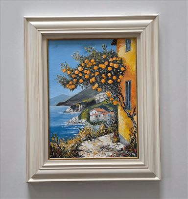Ulje na platnu - More i pomorandze