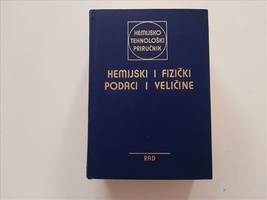 Hemijski i fizički podaci i veličine