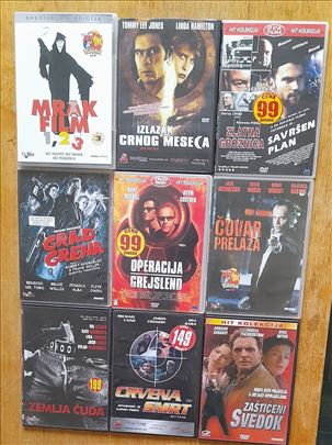 Lot Stranih DVD Filmova  - 27 Komada - DVD