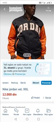 Nike jordan vel. XXL