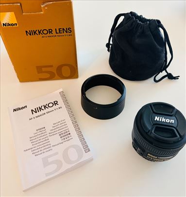 Nikkor AF-S 50mm f/1.8G - nov, skoro nekorišćen