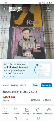 Slobodan Kojic Kole 2 cd-a