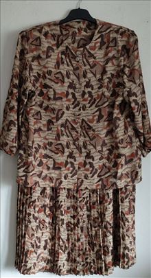 Vintage Šiven po Meri – Plisirani Komplet  