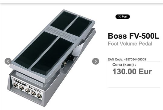 Boss, Roland Volumen, Expresen pedale za klavijatu