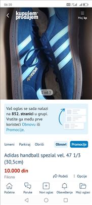 Adidas handball spezial vel. 47 1/3 (30,5cm)